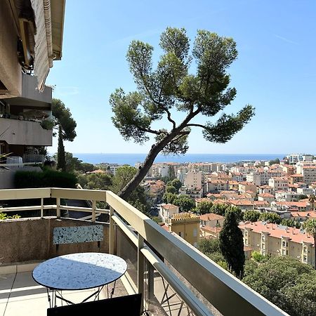 Nice, Grand Studio - Piscine - Terrasse Vue Mer Daire Dış mekan fotoğraf