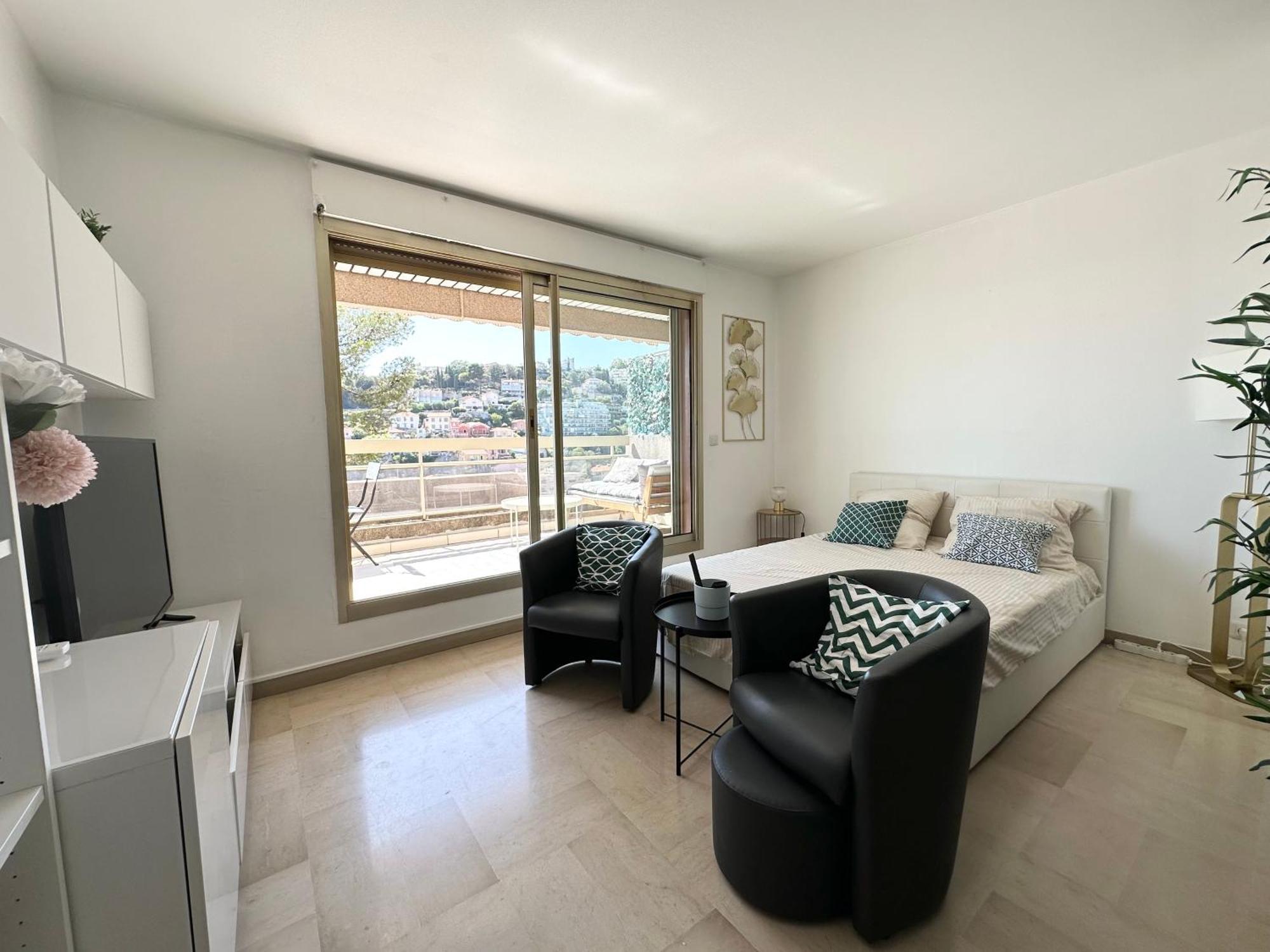 Nice, Grand Studio - Piscine - Terrasse Vue Mer Daire Dış mekan fotoğraf